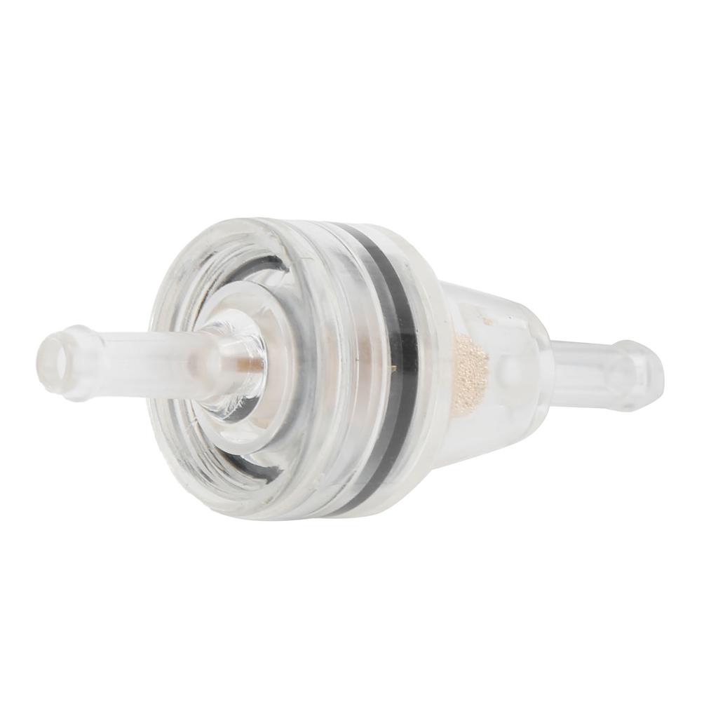 6mm Inline Fuel Filter Transparent Universal ABS Heat Resistant Durable Motorcycle Part