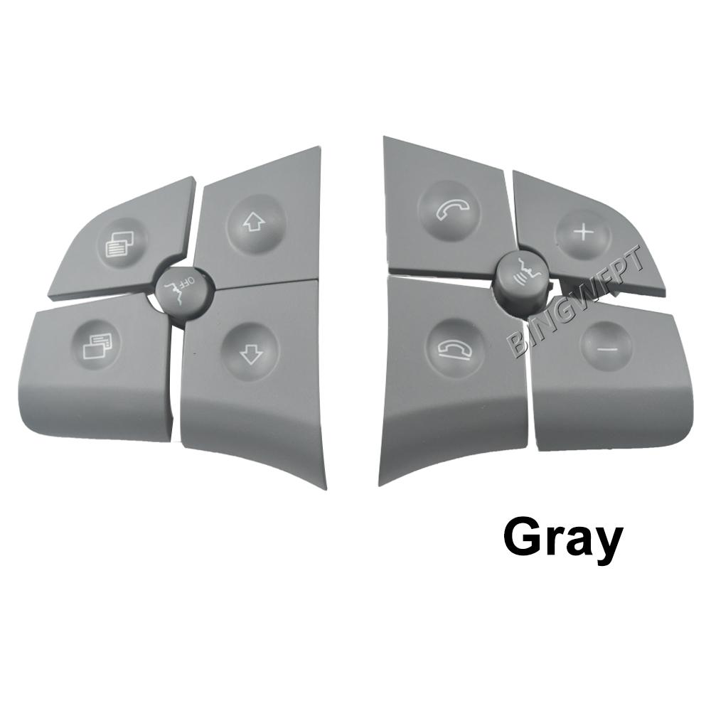 2Pcs 10 Keys Car Steering Wheel Switch Button For Benz B-Class W245 2008 2009 2010 2011 Auto Accessories