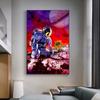 Cool Space Astronaut Canvas Painting Street Graffiti Posters and Prints Wall Art Pictures For Living Room Home Decor Unframed