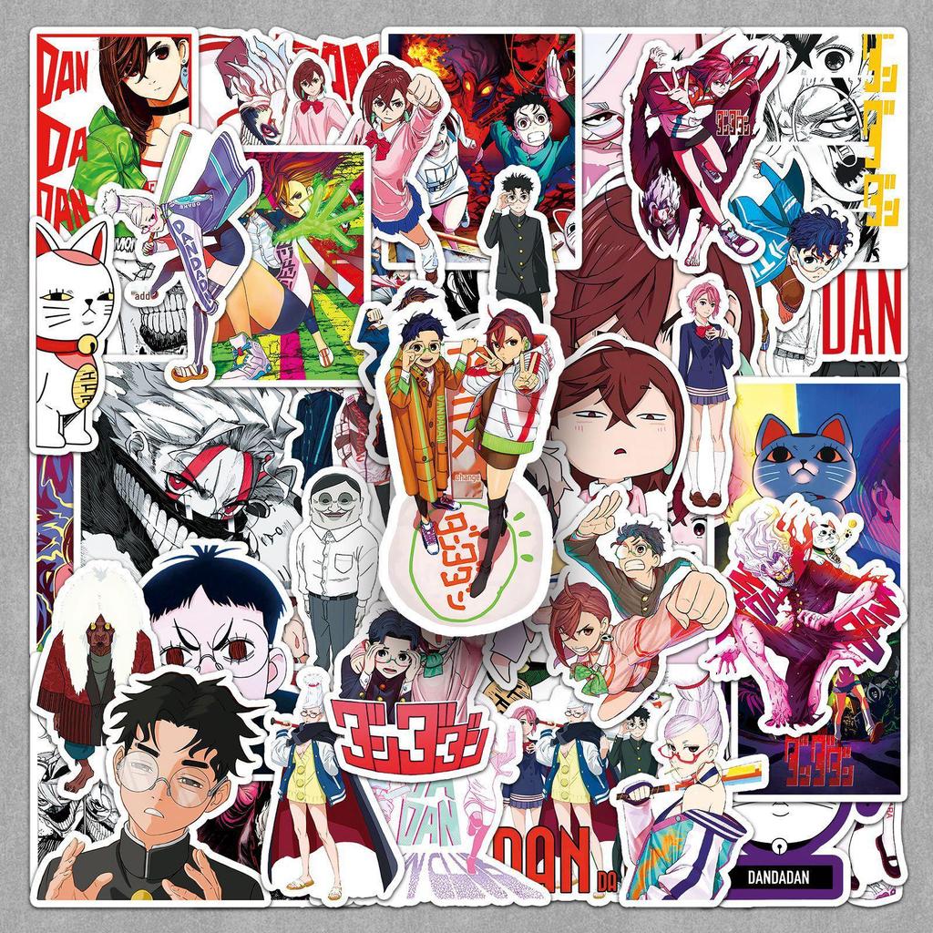 50 Ekalen Japanese Anime HD Waterproof Stickers for Computers & Journals