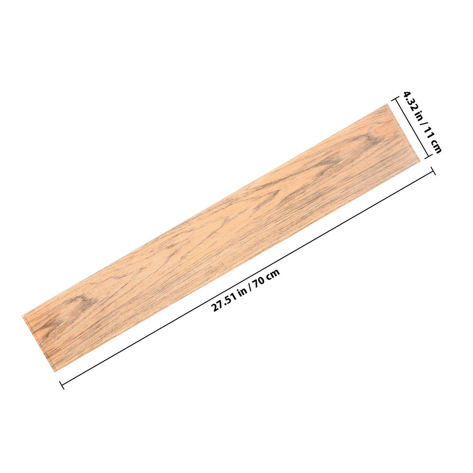 

Self Adhesive Waterproof Skirting Board Sticker PVC Wall Border Trim for Living Room Bedroom Kitchen Bathroom Wall Stickers Peel світло-коричневого кольору