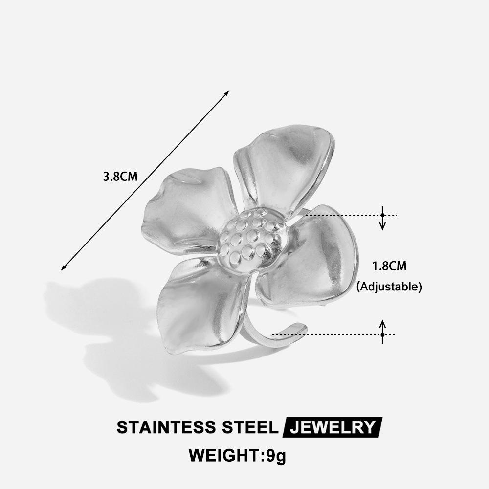 Шикарные цветочные серьги-гвоздики: Высококачественная нержавеющая сталь, легкая и устойчивая к выцветанию.