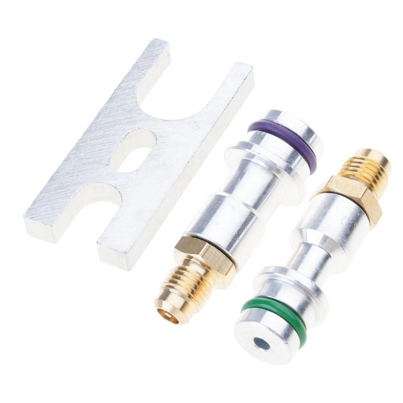 Car Air Conditioner Leak Test Plug Stopper Refrigeration Hose Connector Auto A/CPipe Leak Detection Maintainance Tools