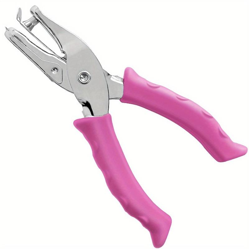 Single Hole Punch 1/4" Hole Puncher for Crafts One Hole Paper Punch with Soft Grip Handle Small Hole Punch.
