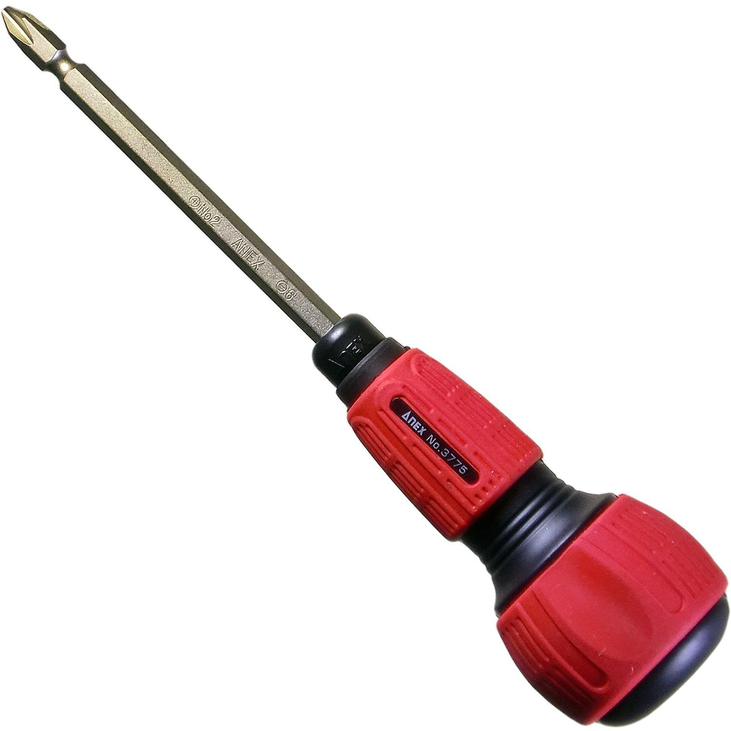 ANEX Power with 3775 Driver, Interchangeable, Grip, Bits, No.