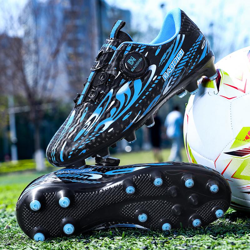New Kids Football Boots Society Cleats Soccer Shoes Professional Children Football Field Boots Original Non Slip Athletic Shoes Fast