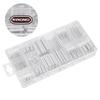200Pcs Spring Assortment Spiral Galvanized Extension Springs for Automotive Appliances Electronics Tools Replacement Parts