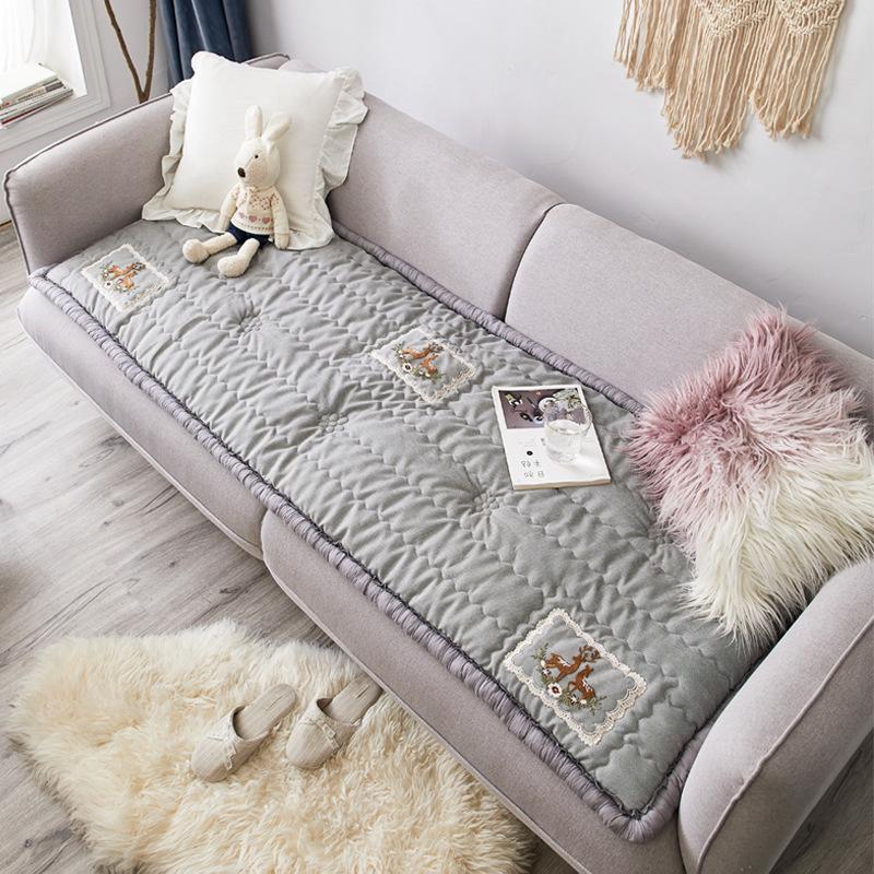 

Свежая домашняя ультратонкая вельветовая подушка для дивана, универсальная нескользящая утолщенная подушка для гостиной на пару для булочек для всех сезонов 70*70