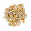 50 Stück Strass-Nieten, Nieten, Knöpfe zum Nähen, Basteln, 7 mm, Silber