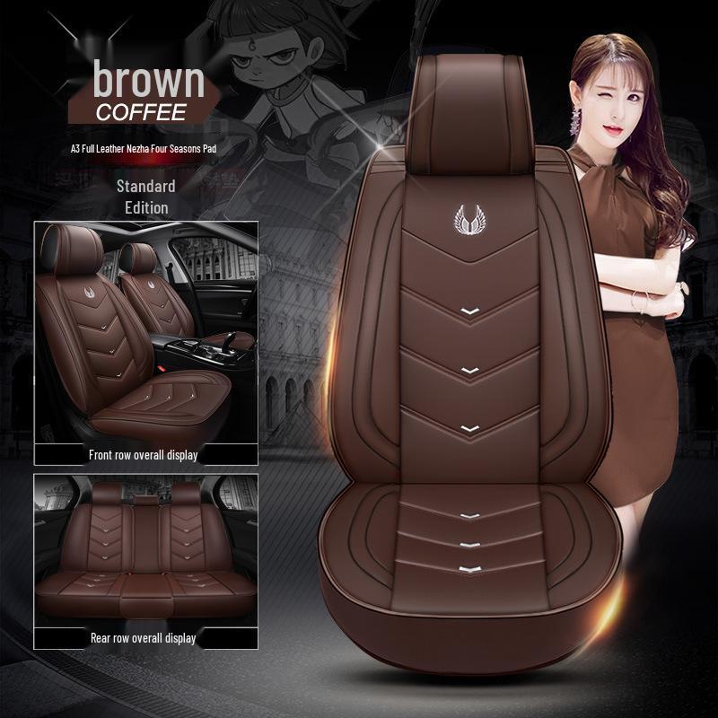 A3 Nezha Series Sporty Leather Car Seat Cushion - New Style Seat Cover Accessories