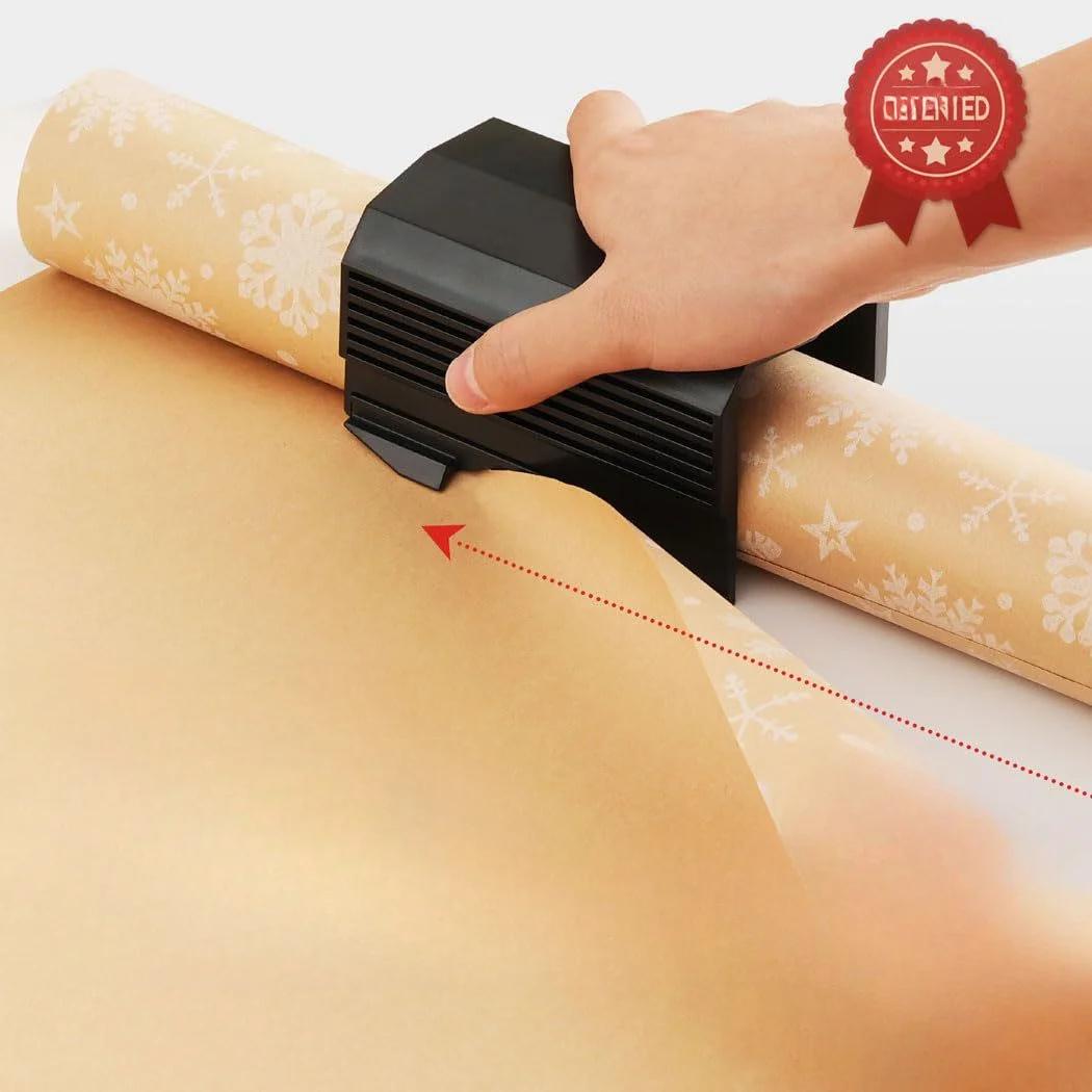 

1 шт. Портативный цилиндрический резак для бумаги, трубчатый пластиковый рождественский резак для бумаги, безопасный рулон для резки, домашнего ремесла чёрный