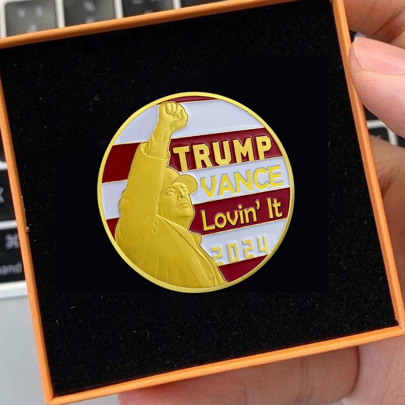 President Memorial Coin 2024 President Commemorative Coin 2024 Vote Historical Collectibles For Collectors Home Decor For