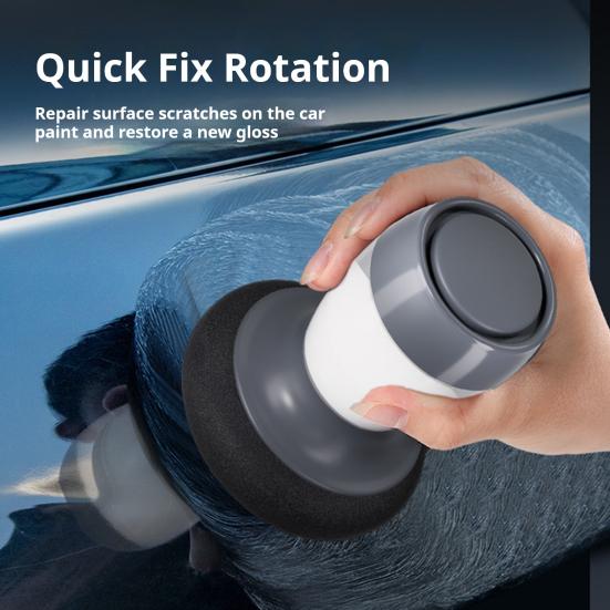 Wax Applicator Pad Car Cleaning Tool with Ergonomic Handle Easy To Use Car Waxing Sponge Automatic Liquid Dispenser Cleaner