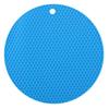 Silicone Honeycomb Round Pot Pad Thermal Insulation Mat Easy To Clean Anti-Slip Design Food-Grade Counter Hot Pad