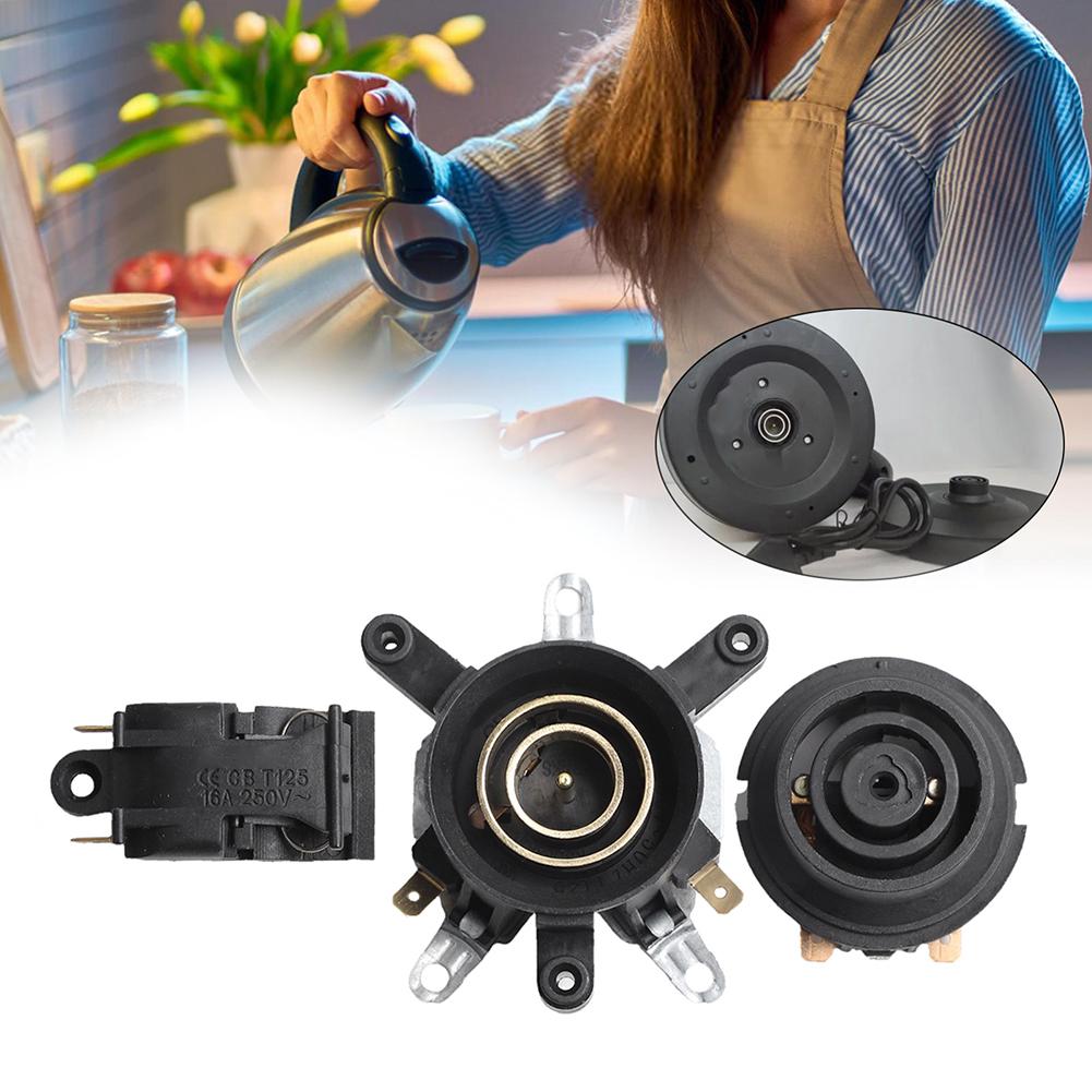 Electric Kettle Base Accessory Kit Containing Thermostat Switch and Connector for Operational Continuity 2 or 3 Units