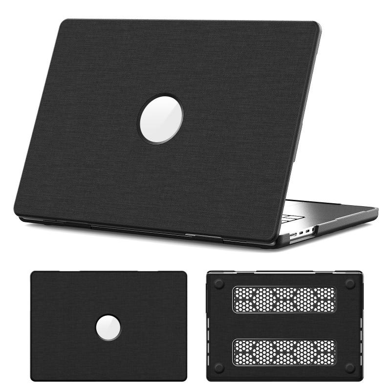 MacBook Pro 16 Air 15 13,6 13-Zoll Laptop-Hülle mit Belüftungslöchern Stoßfeste Stoffabdeckung M1 M2 M3 M4 Modelle