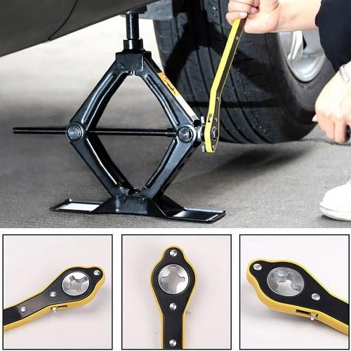 Auto Labor Saving Jack Ratchet Wrench Tire Jack Removal Wrench Cross car Labor Saving Wrench Rocker Arm