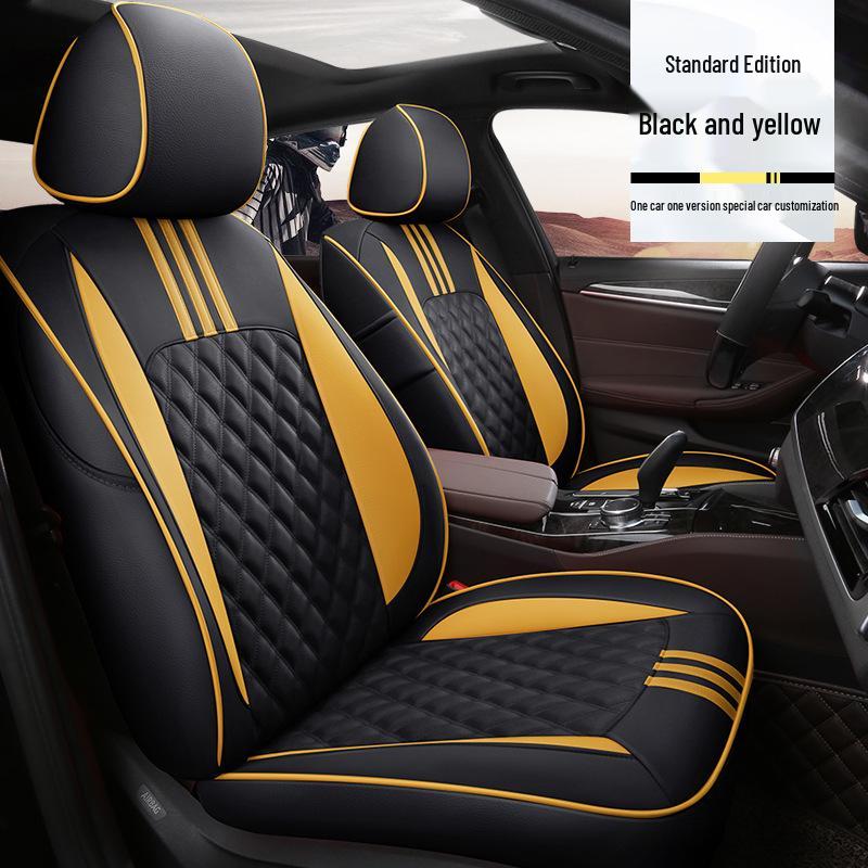 Universal Full Coverage Car Seat Covers - Breathable, Fits All Models, Four-Season Use