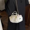 Cartoon Cute Plush Cat Large Capacity Handheld Crossbody Bag Portable Commuting Handbag