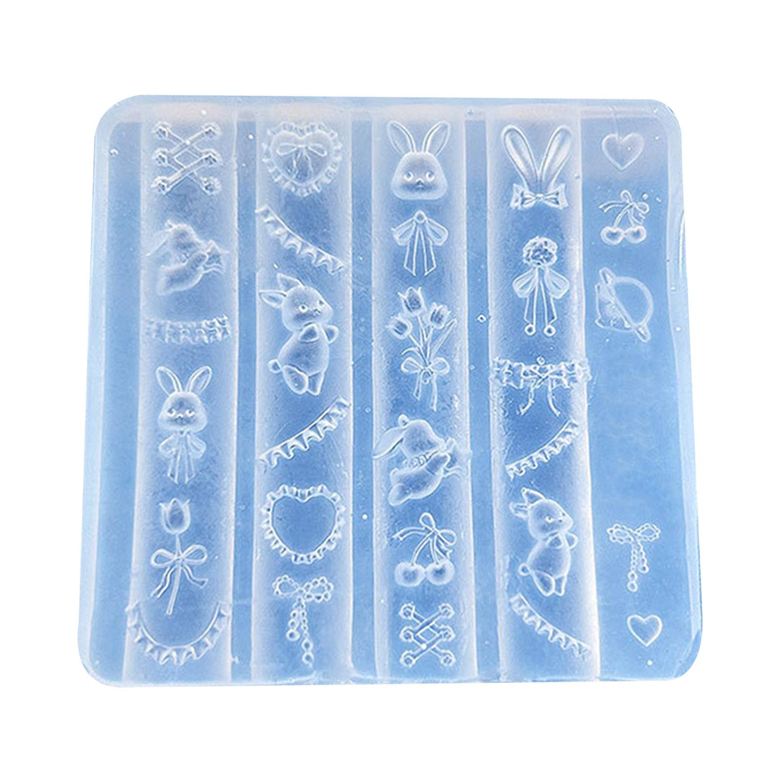 

Силиконовые формы для нейл-арта, аксессуары, формы на животную тематику, декоративные формы, силиконовая текстура для различных типов ногтей T2