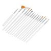 2 Set Light Handle Nail Art Brushes Synthetic Brush Fine Detail Pens  Professional Nail Artist