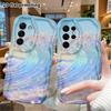 Phone Case: 2D Flat Samsung Galaxy A34 A35 M05 M06 S20 S22 S21 FE Plus 5G Protective Case, Glitter Waves, Christmas and Halloween Gift