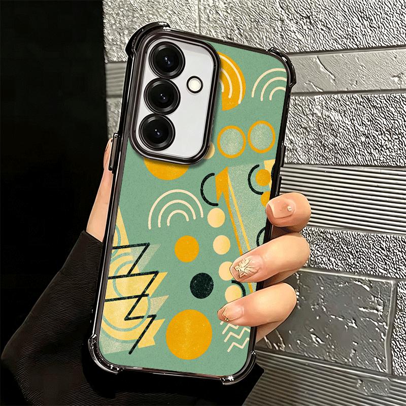 Abstract Geometry PopArt Desgin Soft Phone Case For Samsung A17 A27 A07 A37 A57 A16 A56 A15 A55 A14 A54 A13 A53 A26 A36 A25 A35
