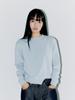 OAFISH Diagonal Cutting Knit, Sky Blue
