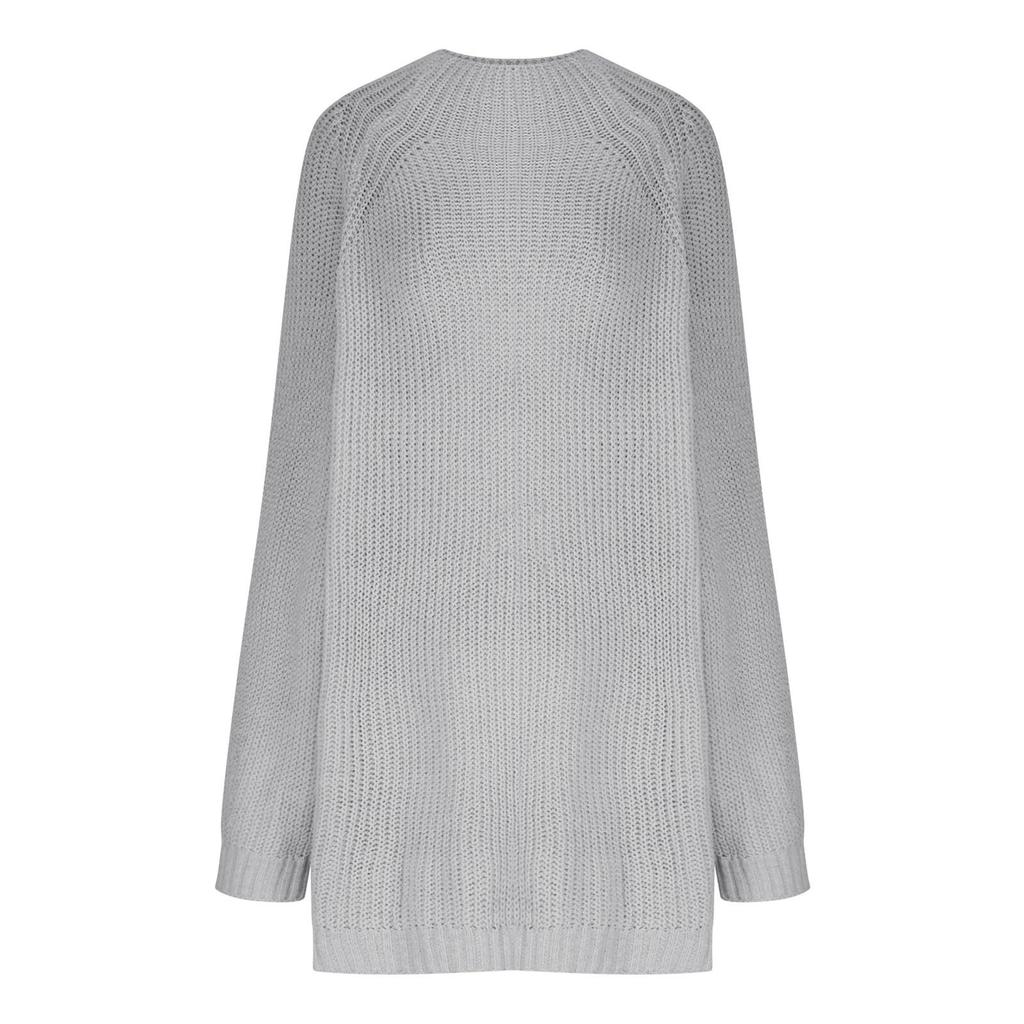Women's Knitted Long-sleeved Loose Sweater Knitted Dress