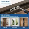 4pcs Double Bearing Window Pulley Wheels Zinc Alloy Door Window Fittings  Sliding Door