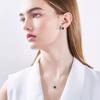 Angel Wings Platinum Plated Crystal Pendant Necklace Jewellery Set Gifts for Women and Girls