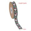 8 Yard Christmas Ribbon DIY Classic Width 1.5cm Portable Xmas Decor Gift Wrapping for