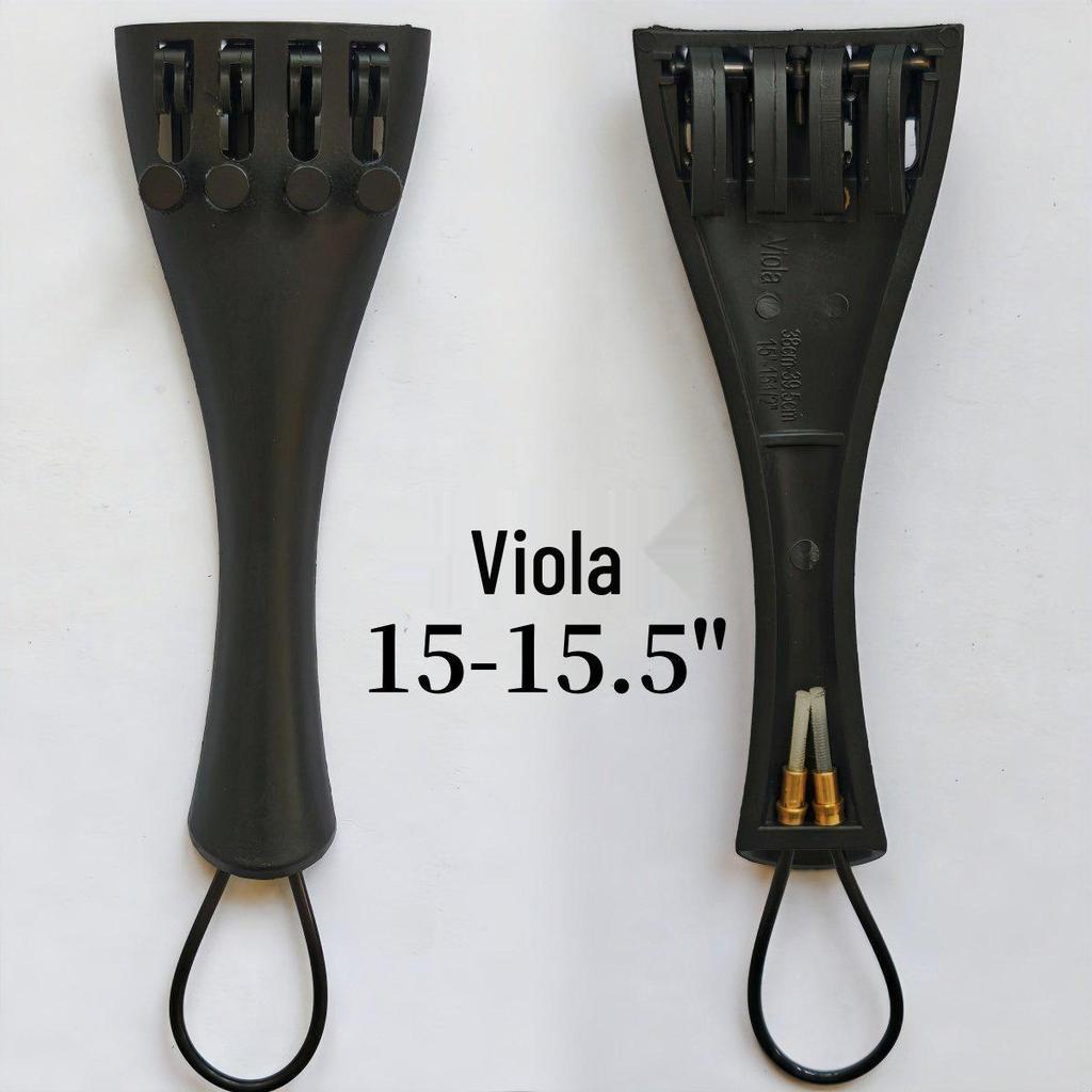 Carbon Fiber Violin/Viola/Cello Tailpiece with Tailgut - Complete Accessory Set