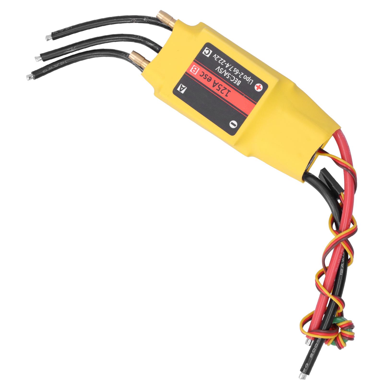 

125A 2Way Водяне охолодження Безколекторний ESC Електронний регулятор швидкості для RC човна Аеростата