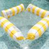 2023 Summer Inflatable Floating Raft Foldable Water Inflatable Hammock Ultra Clear Stripe Water Floating Mattress Lying Chair