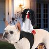Dog Ghost Saddle Costume Halloween Dress-Up Pet Costumes Dog Halloween Cosplay Pet Ghost Riding Outfit Stylish Novelty Halloween