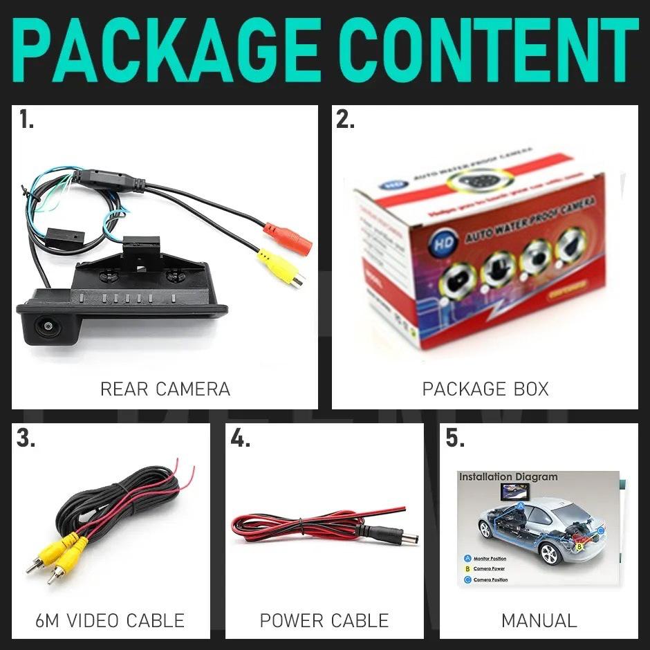 Rear View Camera for BMW Models: E60, E39, E90, E82, E61, X1 E84, X5 E70, E92, E91