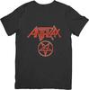 Anthrax 1 Music Unisex Fit for Men & Women Quality Cotton T-Shirt Black