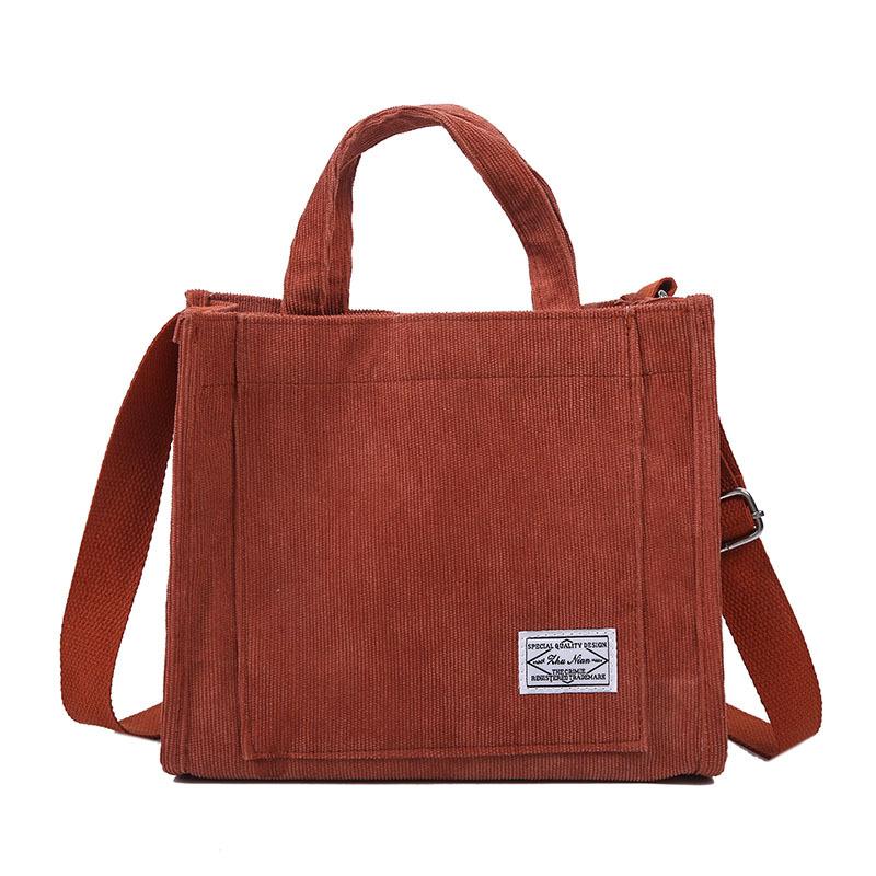 

2026 Women Corduroy Zipper Shoulder Bag FemaleSmall Cotton Canvas Messenger Bag Retro Vintage Crossbody Bags Bag For Women