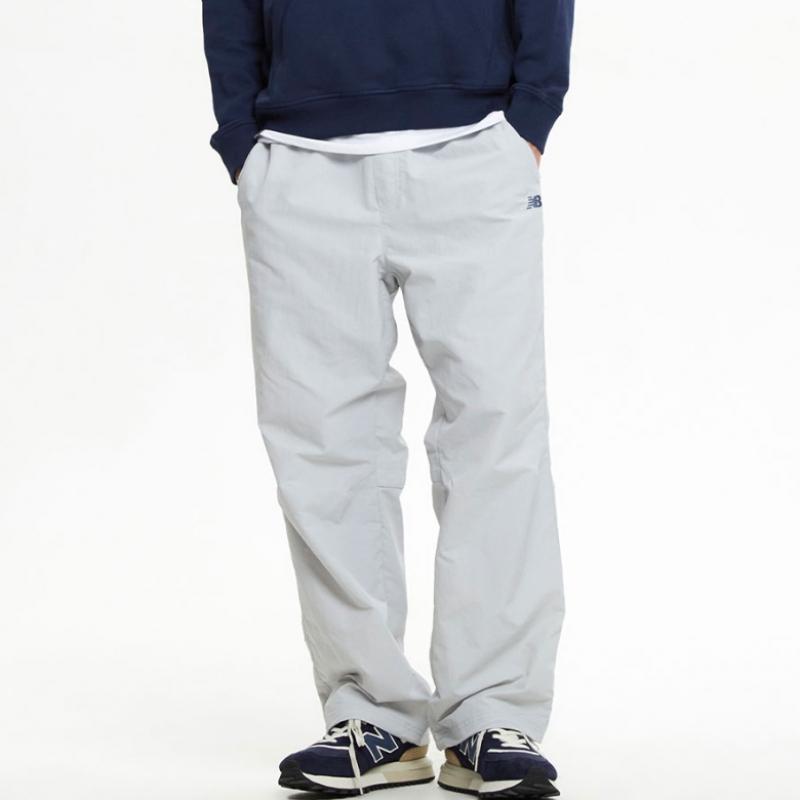 ☆New Balance☆UNI ESS Heritage Warm Up Straight Pants☆Gray New Balance Nbntf21013 Uni Ess Heritage Warm Up Straight