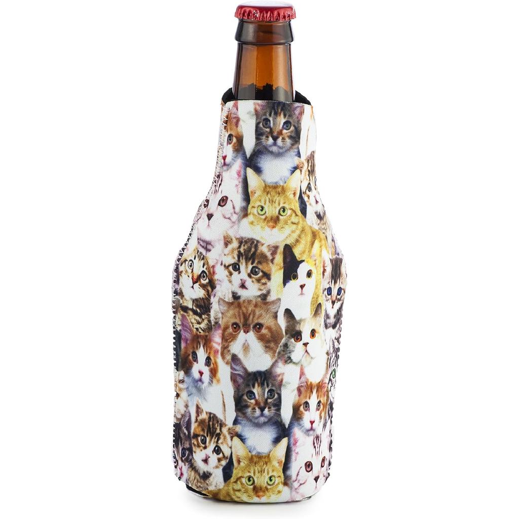 Funny Guy Mugs Space Cat Collapsible Neoprene Can Coolie - Unicorn Drink Cooler