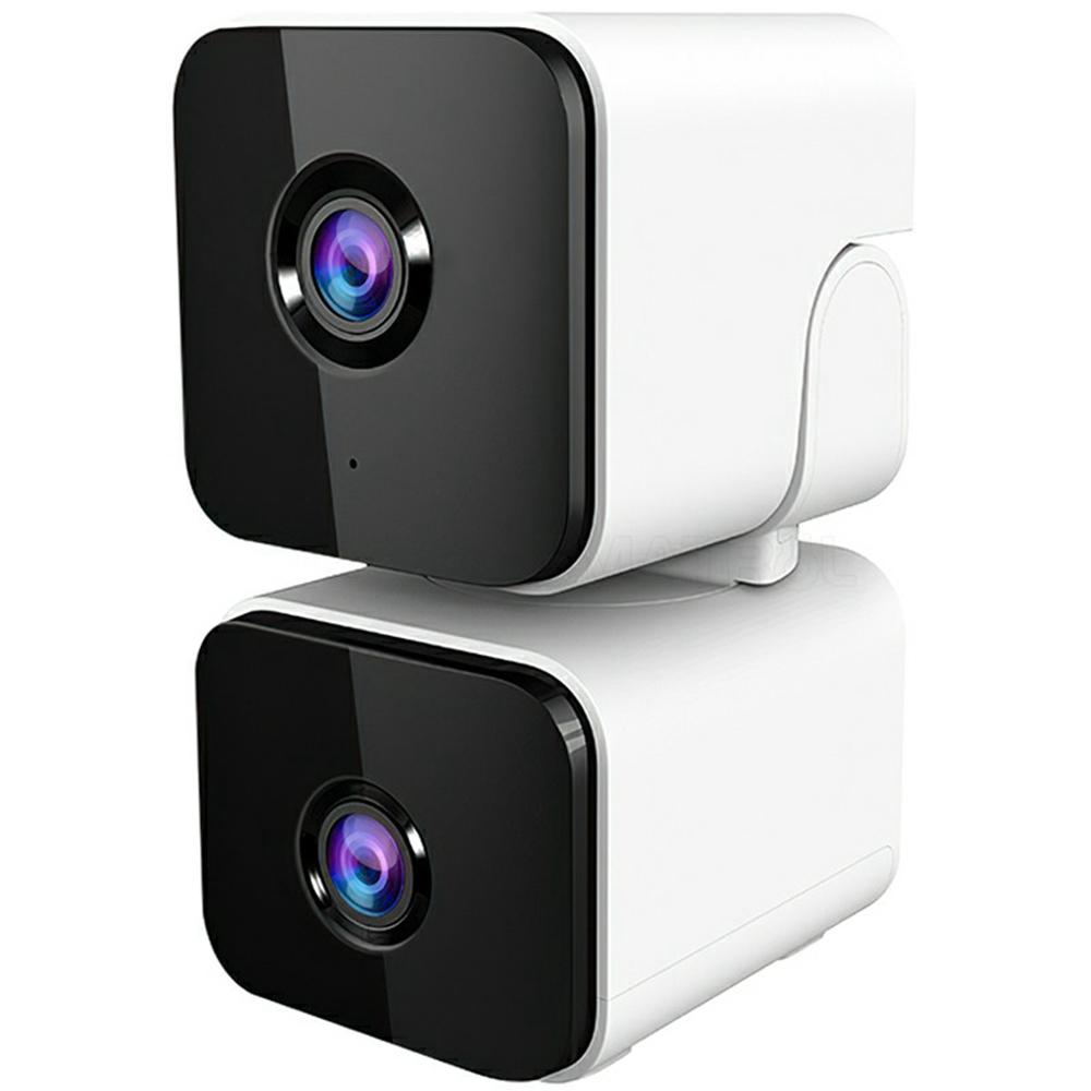 

SXT012 4MP Surveillance Camera Two Way Audio Tuya APP Dual Lens Panoramic Camera EU Plug