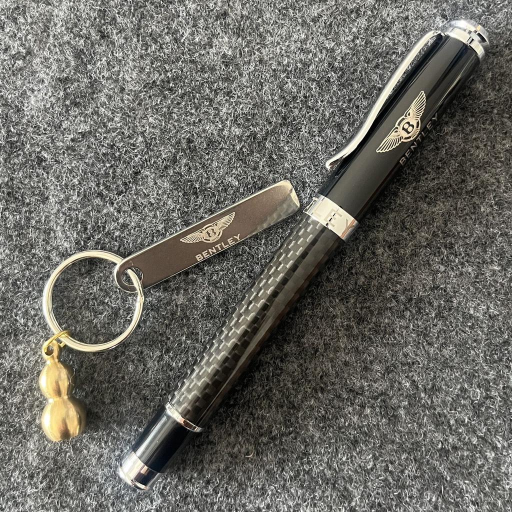 Bentley LOGO Minneskulspenna Metall Affärskulspenna Snabbtorkande Hållbar Penna Kontor Affärer Och Kontor Anpassad