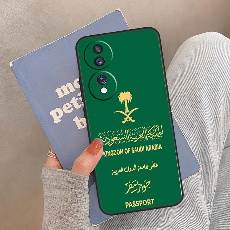Saudi Arabia Flag Case For Honor Magic 5 6 7 8 Pro Cover For Honor 200 400 Lite 50 70 90 X8a X8b X9a X9b X9c