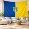 Tapisserie murale de football Leeds United, Suspension murale en tissu doux, Toile de fond décorative pour chambre à coucher, Art mural pour la maison