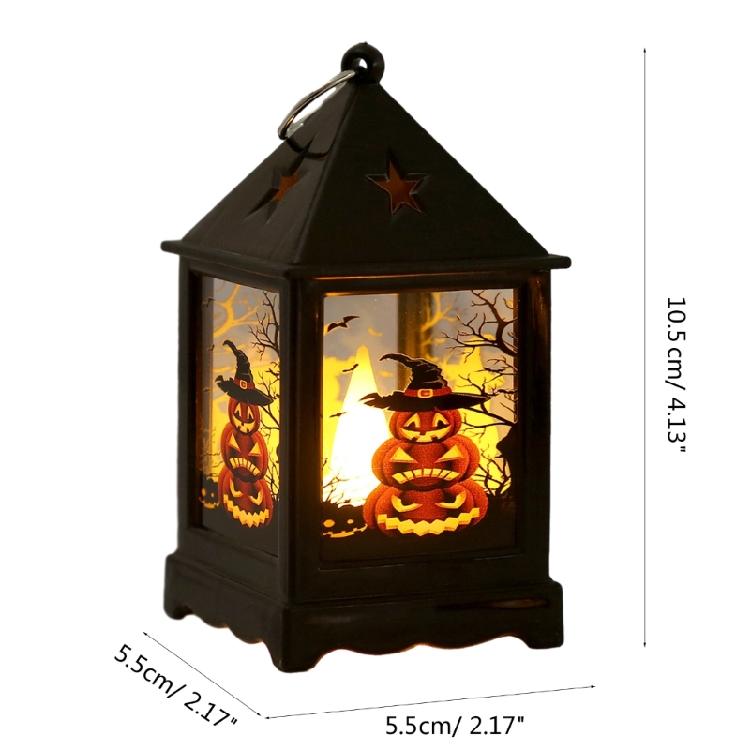 Home Horror Props Kids Toy Halloween Pumpkin LanternsLED GhostLantern LampsLight