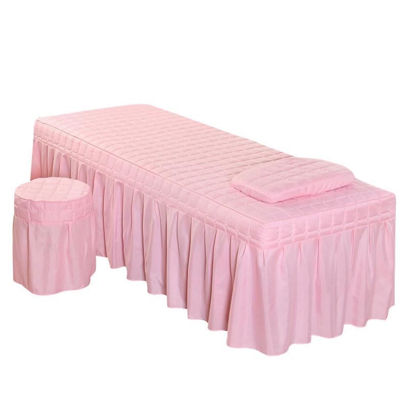 Four Seasons Universal One-Piece Beauty Bed Cover Set for Shiatsu Massage (with Hole)