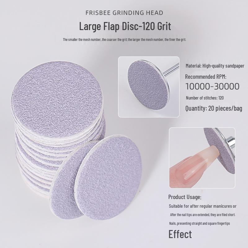 UFO Disc Grinding Head for Hollow Heart Manicure - Russian Pre-Treatment Nail Art Tool