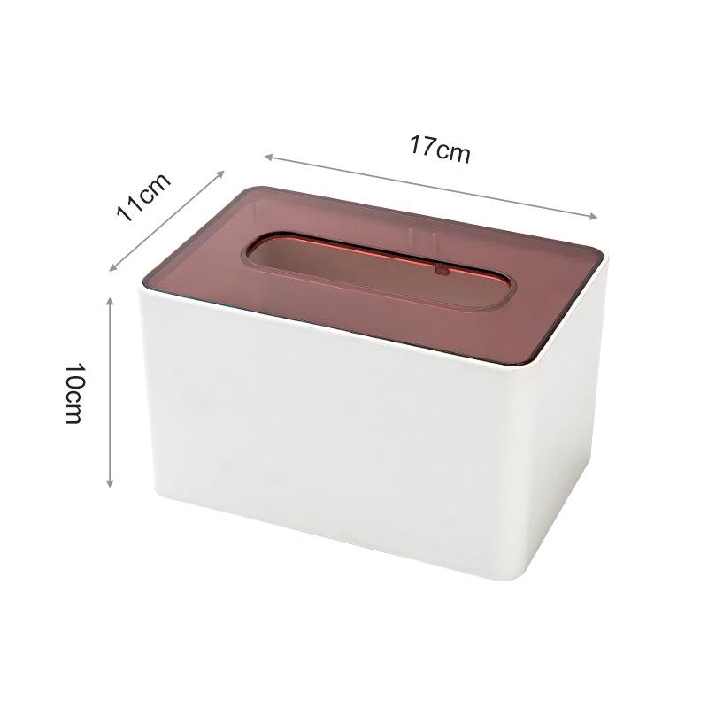 

Punch-Free Tissue Box for Bathroom, Living Room, or Bedroom - High-Value Desktop Holder