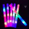 50-Pack Colorful LED Foam Glow Sticks